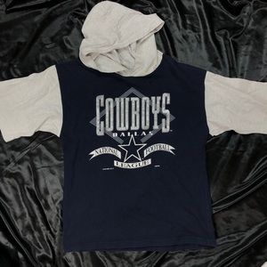 1993 Dallas cowboys hooded shirt vintage